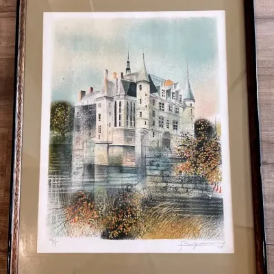 Limited Edition Color Lithograph by French Painter Claude Grosperrin