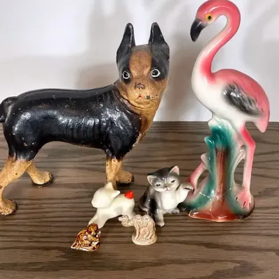 Vintage Ceramic Animal Figurines 