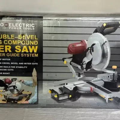 Chicago Electric - 12" Double Bevel Sliding Compound Miter Saw - NEW