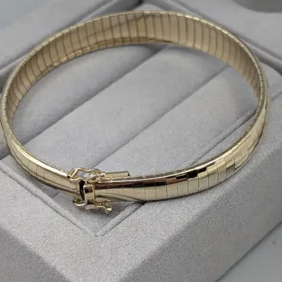 14K Italian Gold Flexible Bracelet