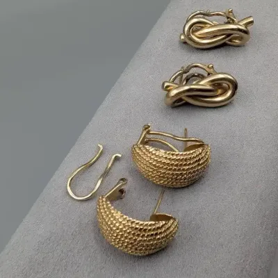 14K Gold Earrings - Need Repair