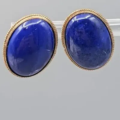 Lapis Lazuli 14K Earrings