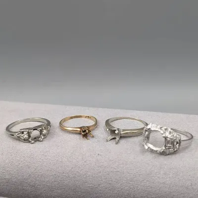 14K, 18K, and Platinum Stoneless Rings