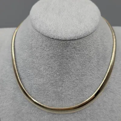 14K Bailey Banks & Biddle Omega Necklace