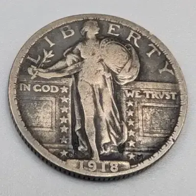 1918-D Standing Liberty Quarter