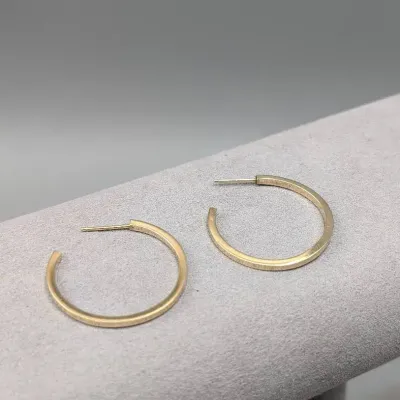 14K Hoop Earrings