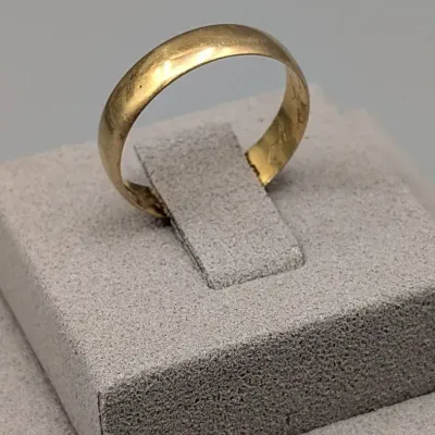 1930s Swedish 18K Men's Wedding Band