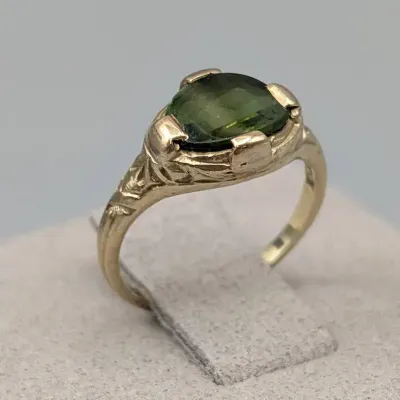 10K Gold and Tourmaline Ring