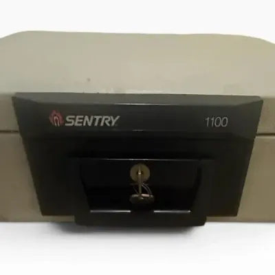 Sentry 1100 Fire-Safe Security Box with Keys