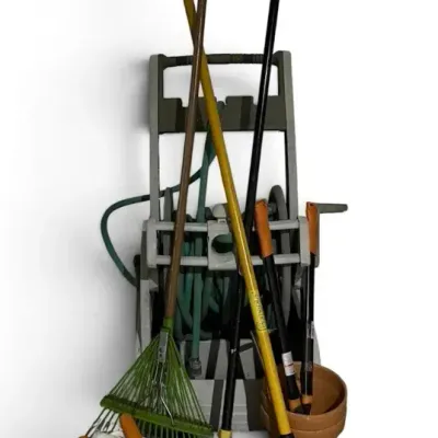 Garden & Yard Tool Collection with Hose Reel