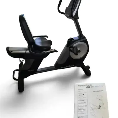 NordicTrack GX 5.0 Pro Recumbent Exercise Bike with Manual