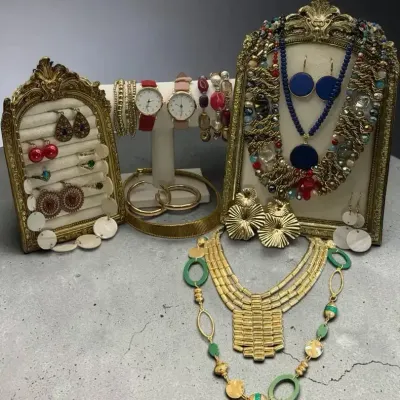 Colorful Statement Costume Jewelry Collection with Watches