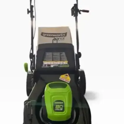 Greenworks Pro 80V 21” Cordless Lawn Mower with Grass Bag