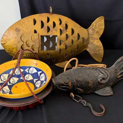 Fish-Themed Coastal Décor Collection