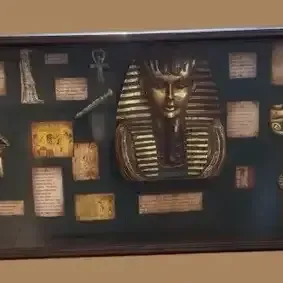 Egyptian Pharaoh Tutankhamun Shadow Box 