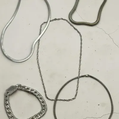 5 piece 925 Necklace & Bracelet Lot
