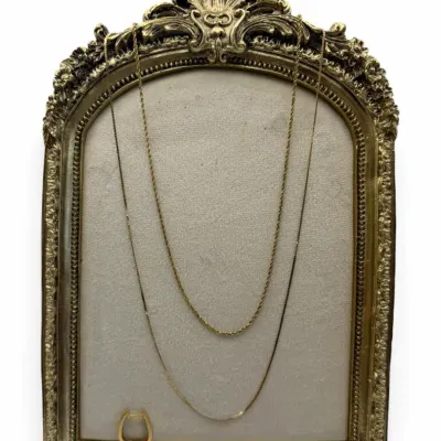 14K Gold Necklace Pair & Single Earring 