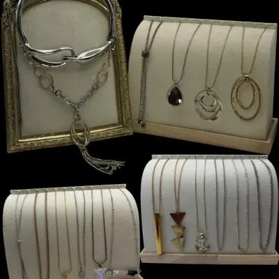 Mystery Costume Jewelry Lot  Assorted Chains & Necklaces