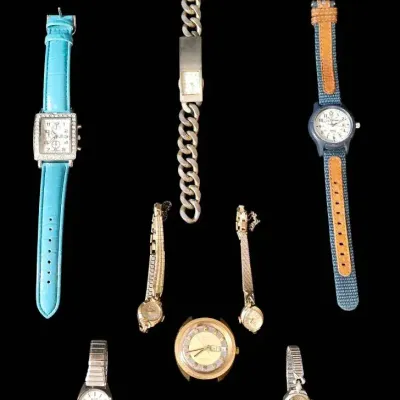 Vintage Solid Gold & Fine Timepiece Watch Lot - Bulova 14K, Benrus 14K, Timex & More