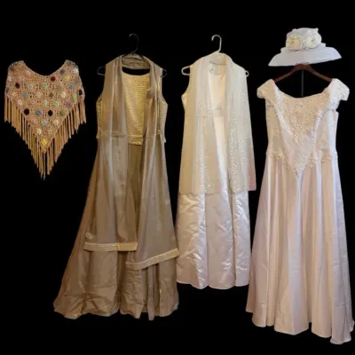 Vintage & Formal Women’s Fashion: Designer Gowns & Accessories 