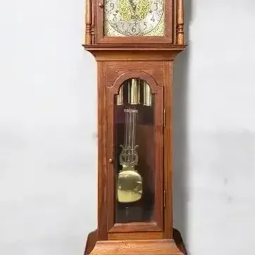 Emperor Grandfather Clock - Handcrafted Cherry Finish - German Movement