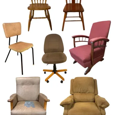 Eclectic Refurbishing Chair Lot… Great Auction Prices!