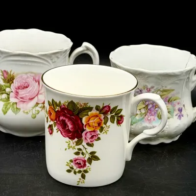(3) Lovely China Cups 