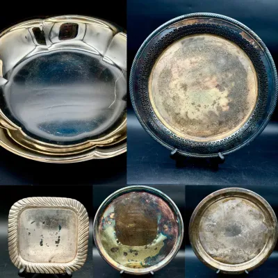 (5) Stunning Silverplate Dishes 