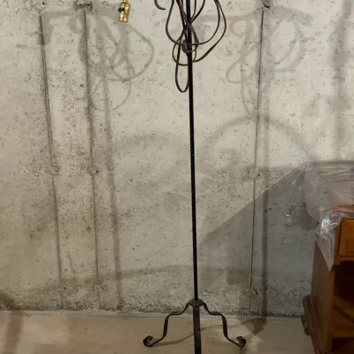 Antique Metal Floor Lamp