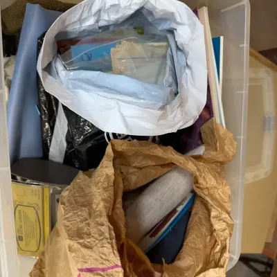 Fabric/Knitting Craft Mystery Lot 