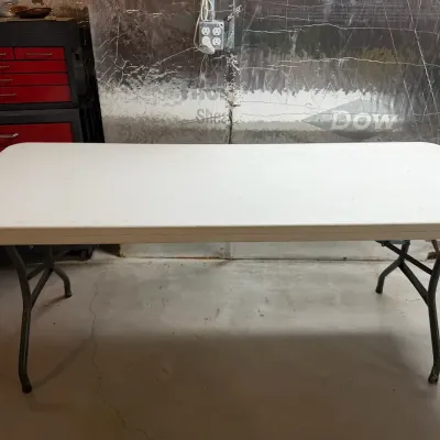 6’ Plastic Portable Table 