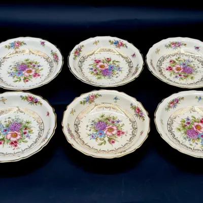 (6) Continental Ivory Germany Dessert Bowls