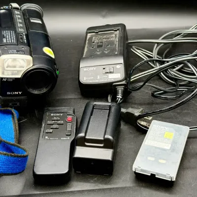 vintage Sony Handycam analog camcorder