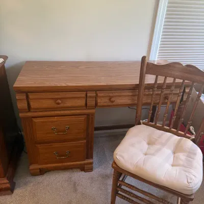 Vintage Desk & Chair