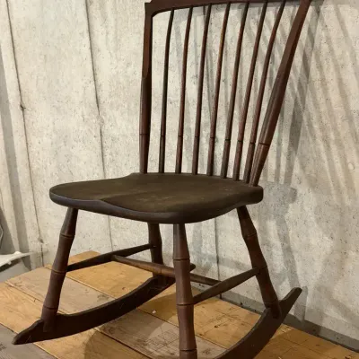 Antique Nichols & Stone Rocking Chair 