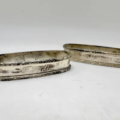 Lunt Sterling Silver Napkin Rings