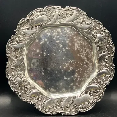 8 3/4” Sterling Silver Serving Platter