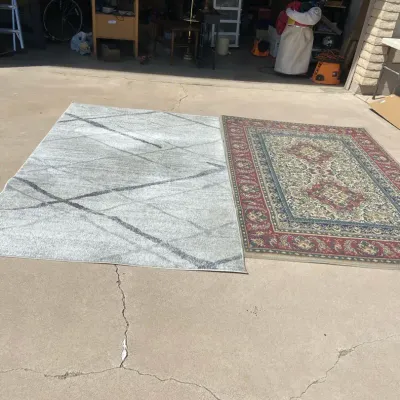 Two Area Rugs, Two Styles 