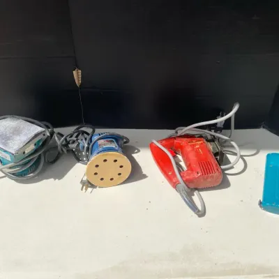 Power Sanders, Skillsaw and Makita Drill 