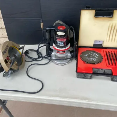 Circular Saw, Router, And Carbide Saw Blades 