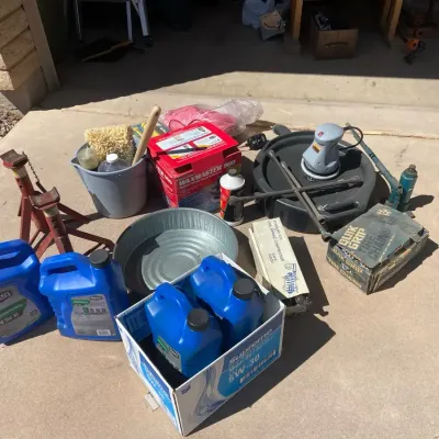 Car Maintenance And Cleaning Lot