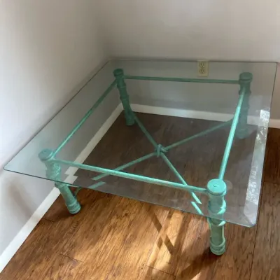 Iron & Glass Coffee Table