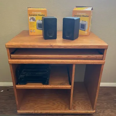 Storage Desk, Speakers & More