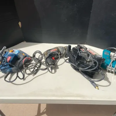 Power Up Drills, Jig Saw, And Sander