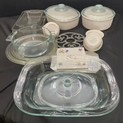 CorningWare French White, Pyrex & Bakeware