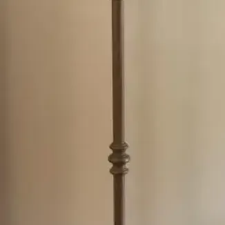 Fluted Metal Torchiere Floor Lamp
