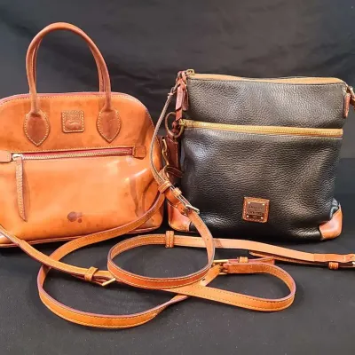 Dooney & Bourke Leather Handbag Pair