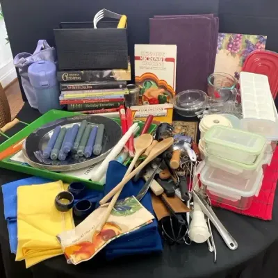Crate & Barrel Kitchenware, Cookbooks & Serving Pieces (Pyrex Not Included)