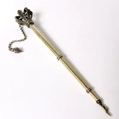 Sterling Silver (Tested) Yad Torah Pointer 8” Long 