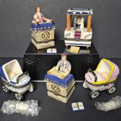 Jacob Rosenthal Judaica Trinket Boxes (5): Milestones - Lot 2